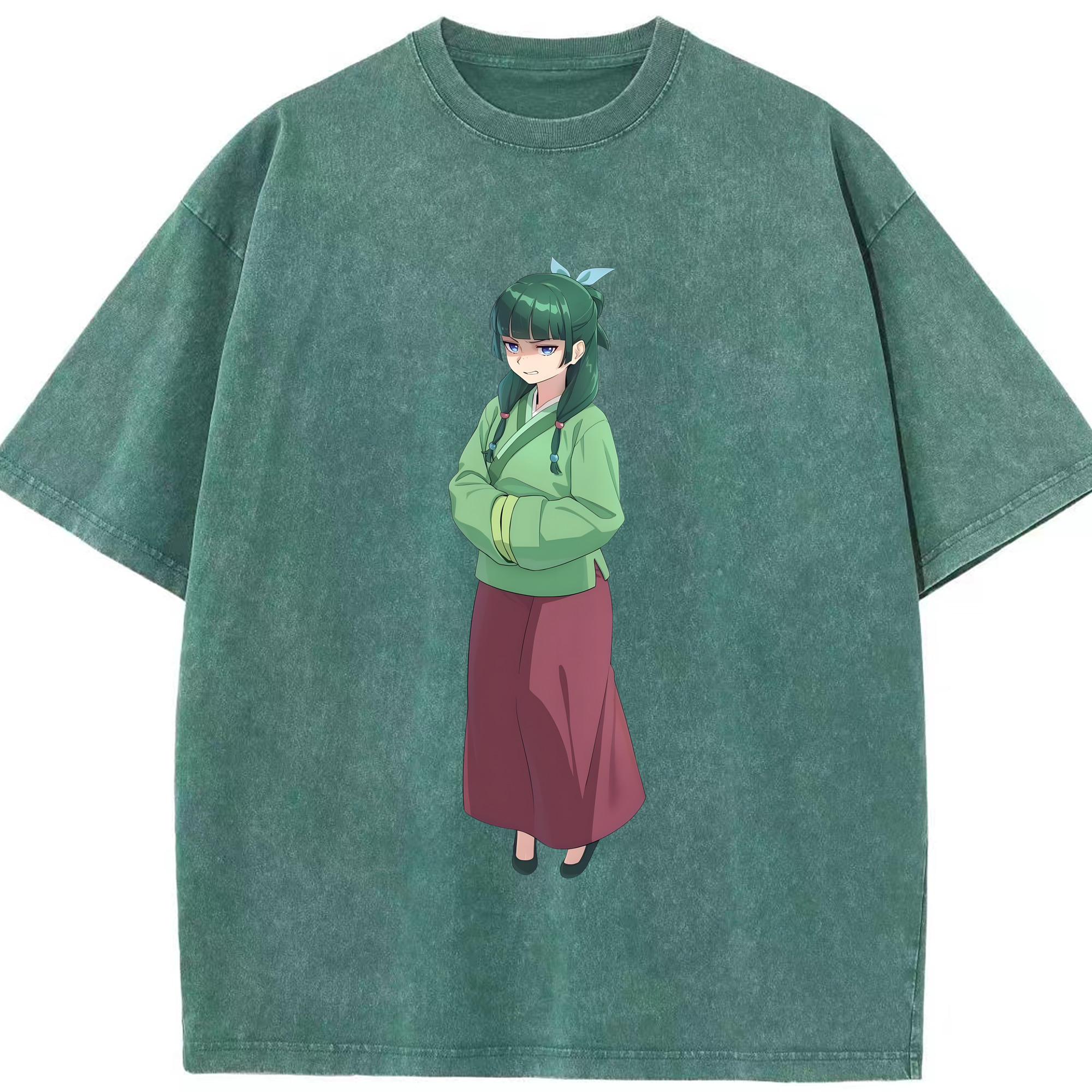 （画像用） 薬屋のひとりごと The Apothecary Diaries 綿100% ヴィンテージ風 半袖Tシャツ（フロントプリント）